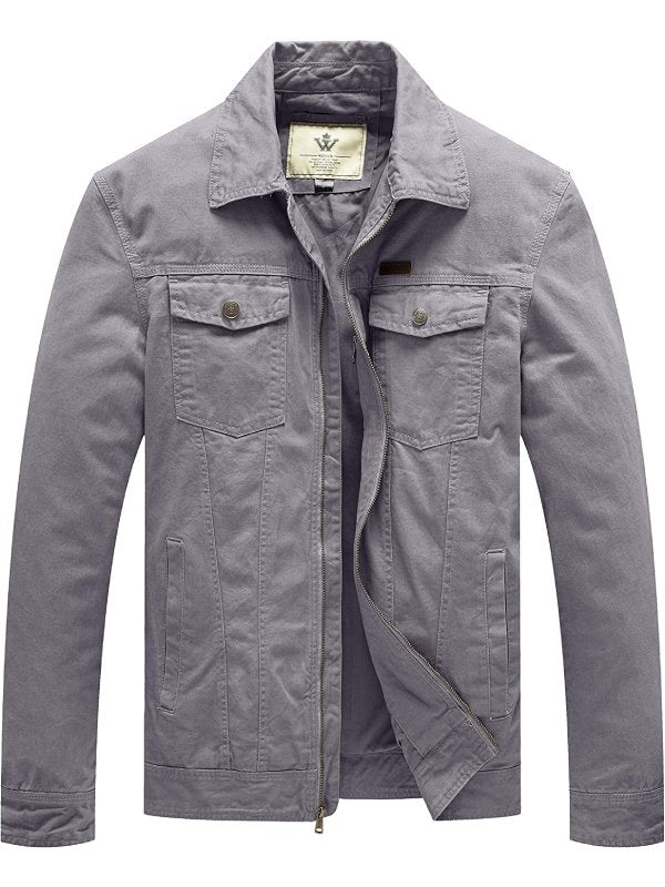 BRUNELLO CUCINELLI Boxy Denim Jacket in Grey | Endource